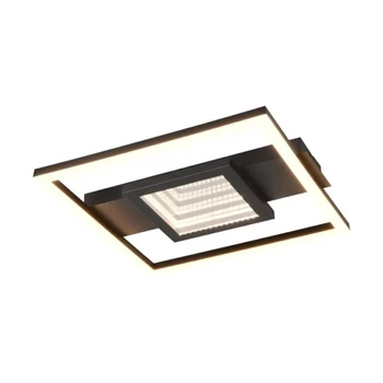 Plaoniera Trio WHEELER metal, negru, LED, 16W, 2000lm, 3000K - Trio-R64801932