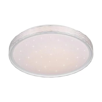 Plaoniera Trio VARDA metal, alb, LED, 24W, 2500lm, 2700K-6500K - Trio-R64811101