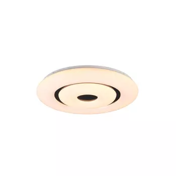 Plafoniera Trio RANA metal, plastic, alb, negru, RGB-LED, 2700K-6500K, 22W, 2400lm - R65081900