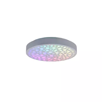 Plafoniera Trio CHIZU plastic, alb, RGB-LED, 2700K-6000K, 22W, 2500lm - R67161131