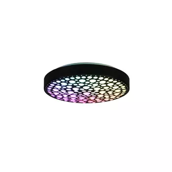 Plafoniera Trio CHIZU plastic, negru, alb, RGB-LED, 2700K-6000K, 22W, 2500lm - R67161132