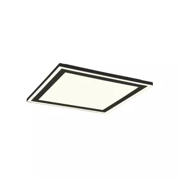 Plafoniera Trio CARUS plastic, negru, alb, LED, 3000K, 20W, 3100lm, 9W, 1400lm - R67214332