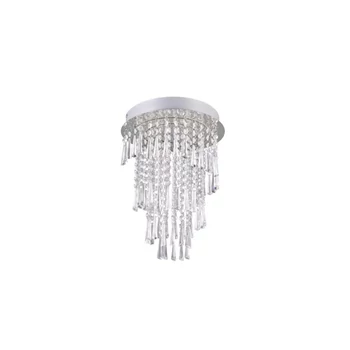 Plafoniera Trio POMP metal, acrill, crom, transparent, LED, 2700K - 6500K, 18W, 2400lm - R67341106