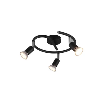 Spot Trio PARIS metal, negru, GU10 - R80913932