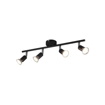 Spot Trio PARIS metal, negru, GU10 - R80914032