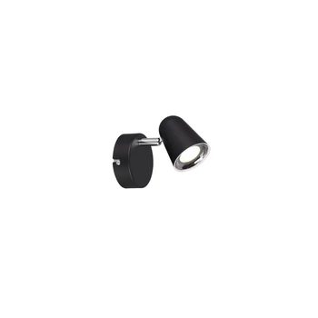 Spot Trio TOULOUSE metal, plastic, negru, LED, 3000K, 3.5W, 400lm - R82121132