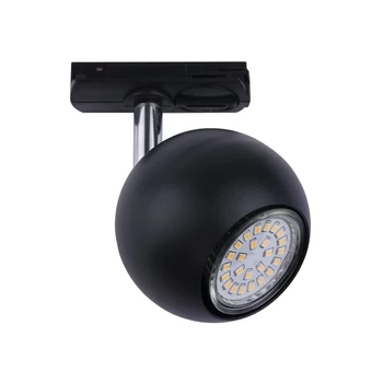 Spot pentru sina monofazata Zuma Reflector metal,negru,GU10,10W - ZU-1080