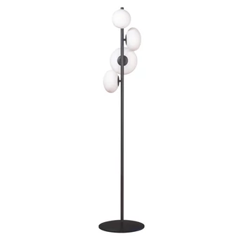 Lampadar Zuma Omi metal,sticla,negru,alb,G9 - ZU-1176