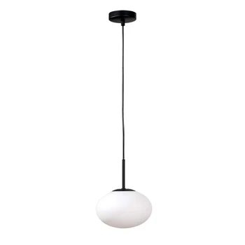 Pendul Zuma Omi metal,sticla,negru,alb,G9 - ZU-1182