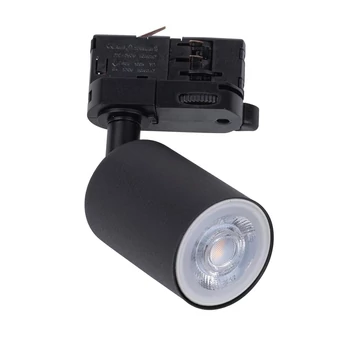 Spot pentru sina trifazata Zuma Reflector metal,negru,GU10,10W - ZU-9010