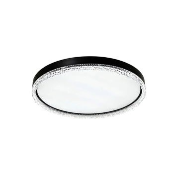 Plafoniera Zuma Regi metal,acril,negru,LED,3000K-4000K-5000K,70W,4014Lm - ZU-FM2304600R-MB