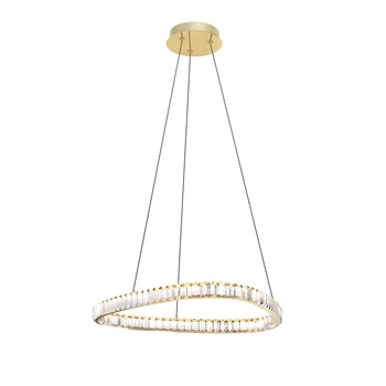 Pendul Zuma Athesa metal, sticla,auriu,transparent,LED,3000K-6000K, 25W, 2900Lm - ZU-MD3169-1-3GT