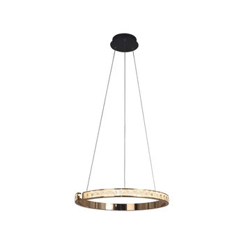 Pendul Zuma Muriel metal,negru,auriu,LED,3000K,60W,7100Lm - ZU-MD4996-1-3GBD