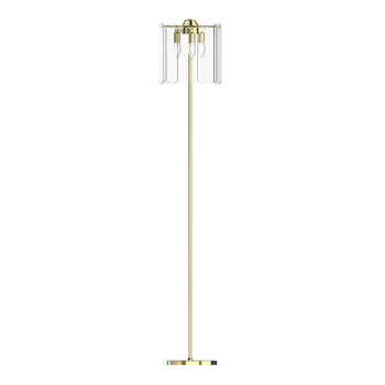 Lampadar Zuma Nira metal,sticla,auriu,transparent,E14 - ZU-ML3523-3-EGN