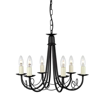 MINSTER - Elstead - ELS-MN6-BLACK - Candelabru