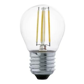 Bec MiniGlob Eglo E27-LED 4W 2700K 350lm abajur sticla transparent | 110006