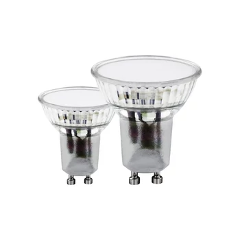 Set becuri Eglo GU10-LED 2x 2,8W 3000K 250lm abajur sticla satinat | 110141