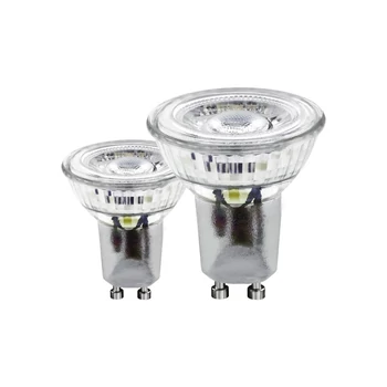 Set becuri Eglo GU10-LED 2x 4,5W 3000K 345lm abajur sticla transparent | 110147