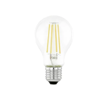 Bec cu senzor crepuscular Eglo E27-LED 7,3W 3000K 806lm abajur sticla transparent | 110187