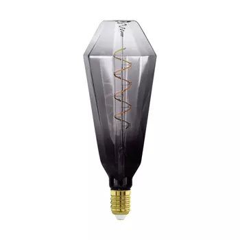 Bec dimabil Eglo E27-LED 4W 1800K abajur sticla transparent negru cernusiu | 110238