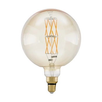 Bec dimabil decorativ Eglo E27-LED 8W 2100K 806lm abajur sticla chihlimbar | 11687