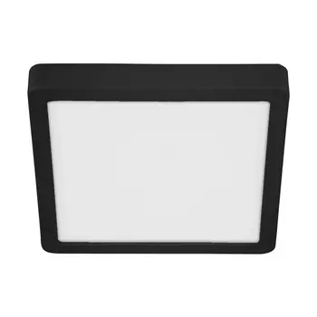 Plafoniera baie Eglo FUEVA 5, LED integrat inclus, IP44, baza din otel negru, abajur plastic alb | Eglo-30762