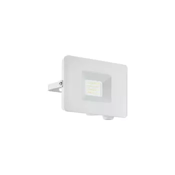 Aplica exterior Eglo FAEDO 3, LED integrat inclus, IP65, baza din aluminiu alb, abajur sticla transparent | Eglo-33153