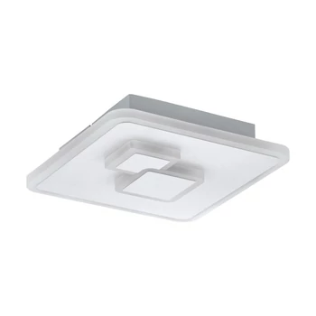 Plafoniera Eglo CADEGAL, LED integrat inclus, IP20, baza din otel alb, abajur plastic alb | Eglo-33941