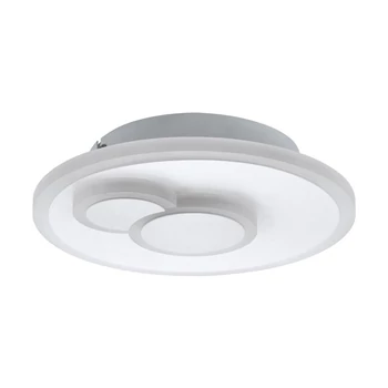 Plafoniera Eglo CADEGAL, LED integrat inclus, IP20, baza din otel alb, abajur plastic alb | Eglo-33942