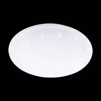 Plafoniera Eglo TOTARI-Z, LED integrat inclus, IP20, baza din otel alb, abajur plastic cu efect cristal alb | Eglo-900001