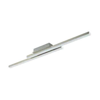 Plafoniera Eglo FRAIOLI-Z, LED integrat inclus, IP20, baza din aluminiu nichel satinat, abajur plastic alb | Eglo-900076