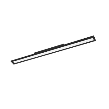 Plafoniera Eglo SALOBRENA-Z, LED integrat inclus, IP20, baza din aluminiu-otel negru, abajur plastic alb | Eglo-900095