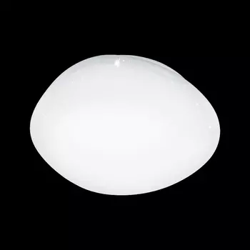 Plafoniera Eglo SILERAS-Z, LED integrat inclus, IP20, baza din otel alb, abajur plastic cu efect cristal alb | Eglo-900129