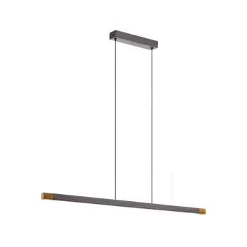 Pendul Eglo LISCIANA, LED integrat inclus, IP20, baza din aluminiu-otel-lemn gri, abajur plastic alb | Eglo-900174