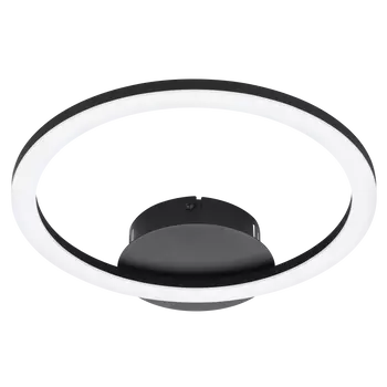 Plafoniera Eglo PARRAPOS-Z, LED integrat inclus, IP20, baza din otel negru, abajur plastic alb | Eglo-900323