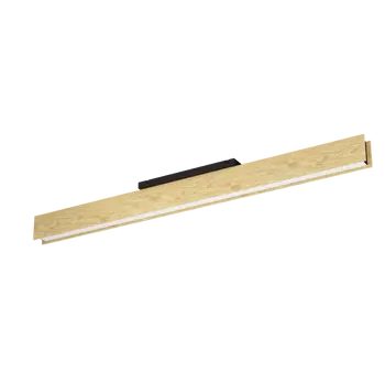 Plafoniera Eglo ANCHORENA-Z, LED integrat inclus, IP20, baza din otel-lemn negru-maro, abajur plastic alb | Eglo-900387
