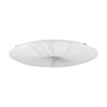 Plafoniera Eglo NIEVES 1, LED integrat inclus, IP20, baza din otel alb, abajur plastic alb-auriu | Eglo-900499