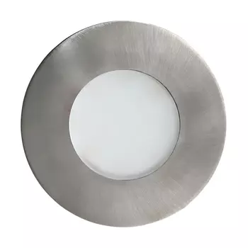 Spot incastrabil exterior Eglo MARGO, dulie GU10-LED, contine becul, IP20-65, baza din aluminiu otel inoxabil, abajur sticla satinat alb | Eglo-94092