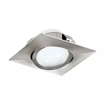 Spot incastrabil Eglo PINEDA, LED integrat inclus, IP20, baza din plastic nichel satinat | Eglo-95843