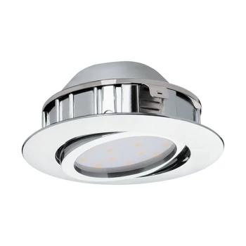 Spot incastrabil Eglo PINEDA, LED integrat inclus, IP20, baza din plastic crom | Eglo-95848