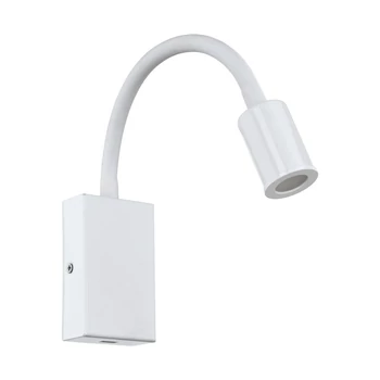 Aplica de perete Eglo TAZZOLI, LED integrat inclus, IP20, baza din otel-plastic alb | Eglo-96566