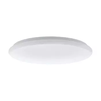Plafoniera Eglo GIRON-S, LED integrat inclus, IP20, baza din otel alb, abajur plastic cu efect cristal alb | Eglo-97541
