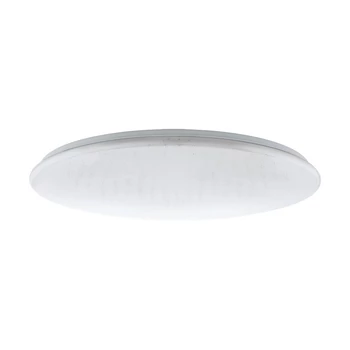 Plafoniera Eglo GIRON-S, LED integrat inclus, IP20, baza din otel alb, abajur plastic cu efect cristal alb | Eglo-97543