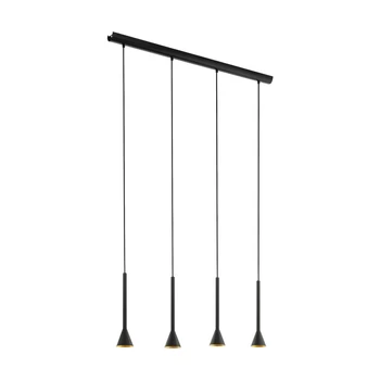 Pendul Eglo CORTADERAS, dulie GU10-LED, contine becul, IP20, baza din otel negru-auriu | Eglo-97605