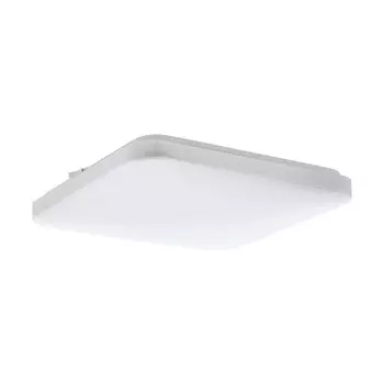 Plafoniera Eglo FRANIA, LED integrat inclus, IP20, baza din otel alb, abajur plastic alb | Eglo-97875