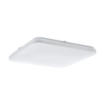 Plafoniera Eglo FRANIA, LED integrat inclus, IP20, baza din otel alb, abajur plastic alb | Eglo-97876