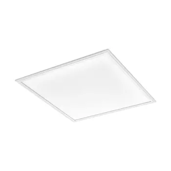 Plafoniera Eglo SALOBRENA-A, LED integrat inclus, IP20, baza din aluminiu alb, abajur plastic alb | Eglo-98203