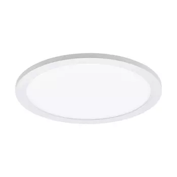 Plafoniera Eglo SARSINA-A, LED integrat inclus, IP20, baza din aluminiu alb, abajur plastic alb | Eglo-98207