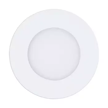 Spot incastrabil Eglo FUEVA-A, LED integrat inclus, IP20, baza din aluminiu alb, abajur plastic alb | Eglo-98212