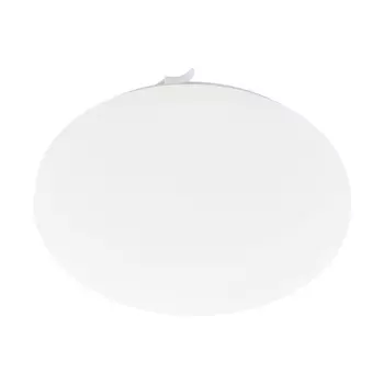 Plafoniera Eglo FRANIA-A, LED integrat inclus, IP20, baza din otel alb, abajur plastic alb | Eglo-98235